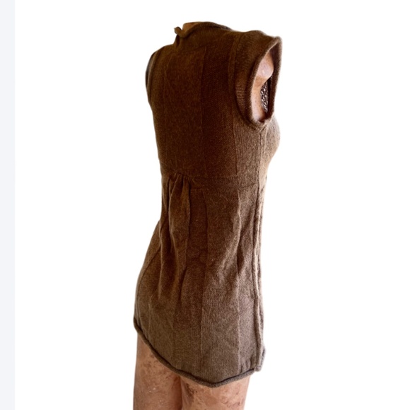 Wool Crochet Knit Tunic - Picture 4 of 5